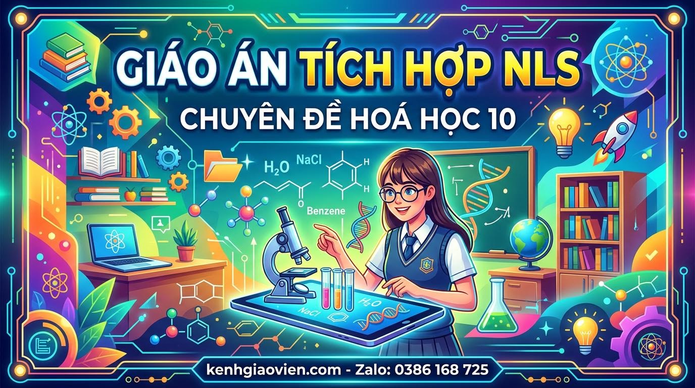 Giáo án tích hợp NLS chuyên đề Hoá học 10