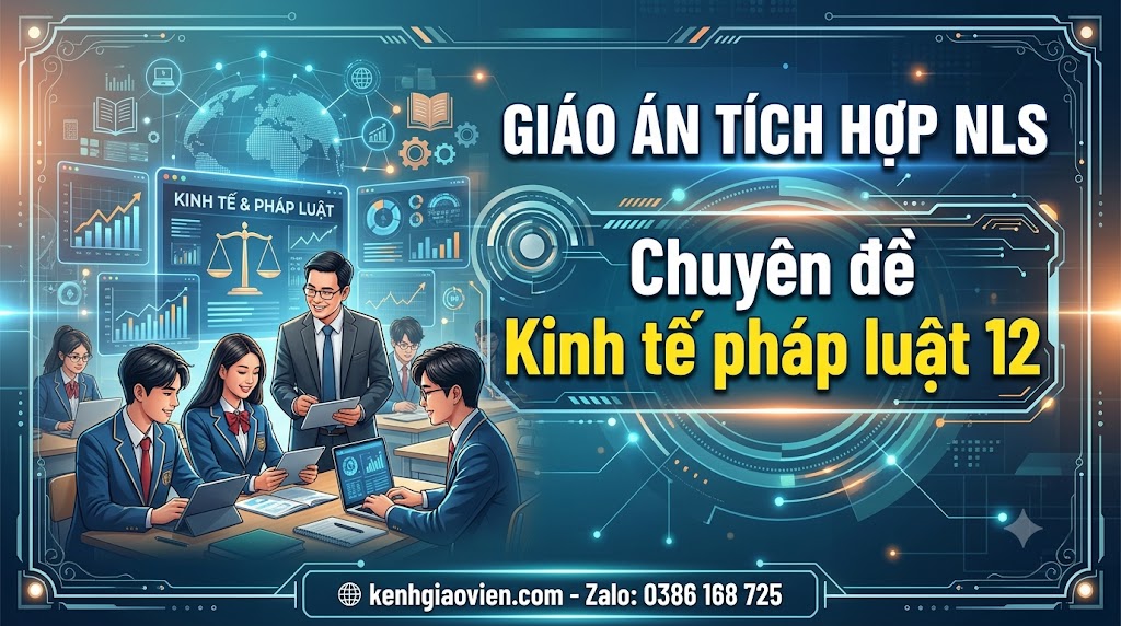 Giáo án tích hợp NLS chuyên đề Kinh tế pháp luật 12