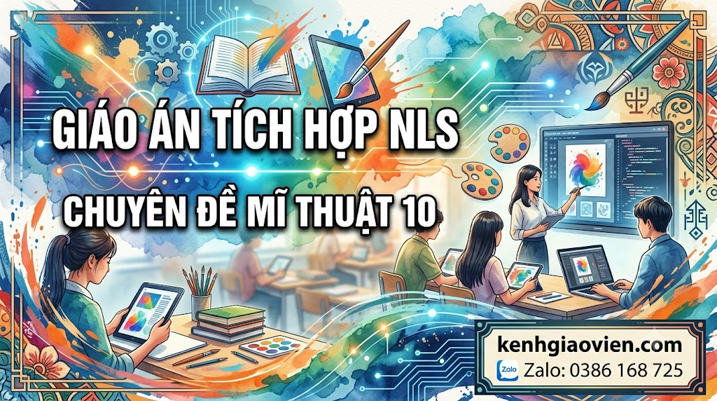 Giáo án tích hợp NLS chuyên đề Mĩ thuật 10