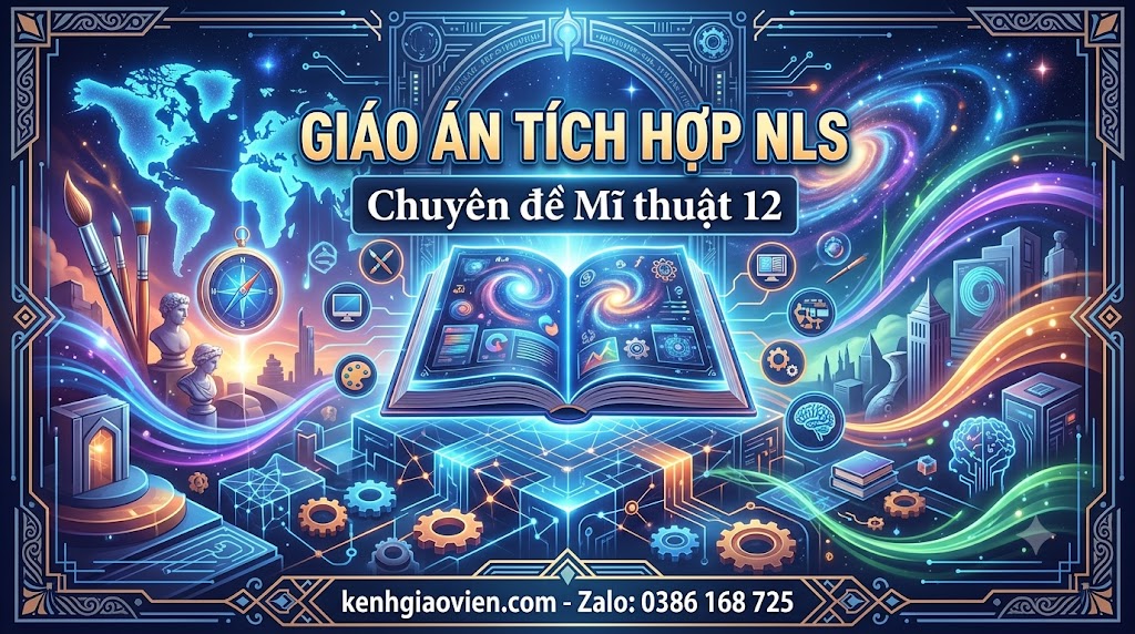 Giáo án tích hợp NLS chuyên đề Mĩ thuật 12
