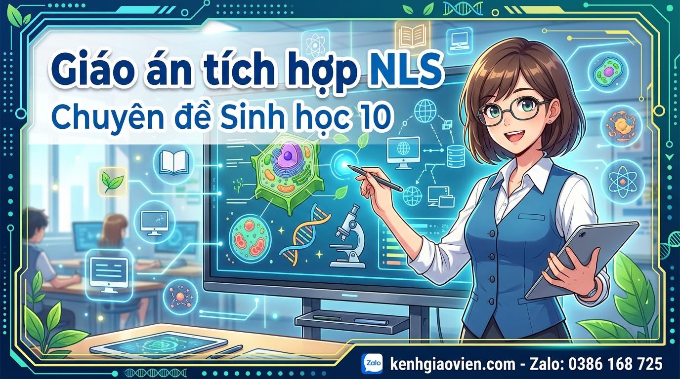 Giáo án tích hợp NLS chuyên đề Sinh học 10