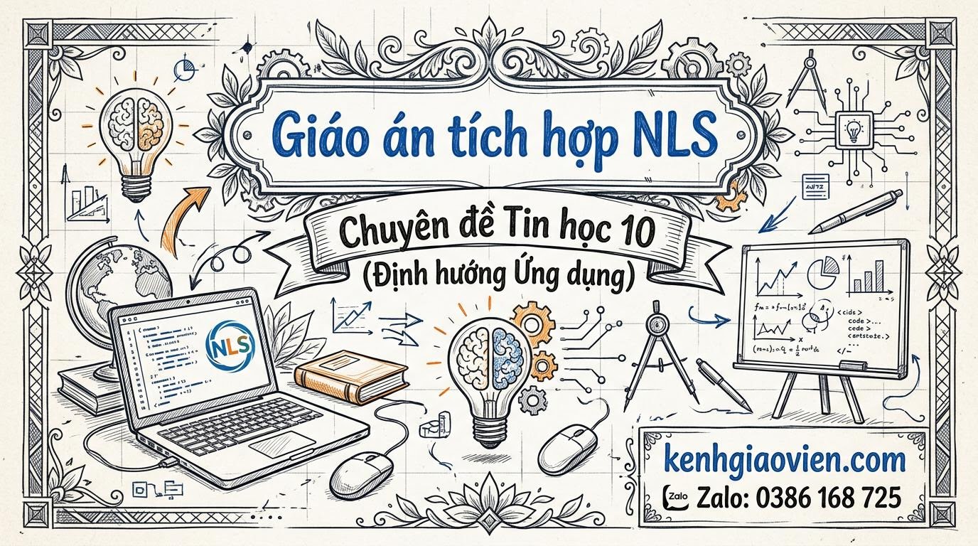 Giáo án tích hợp NLS chuyên đề Tin học 10 TH ứng dụng