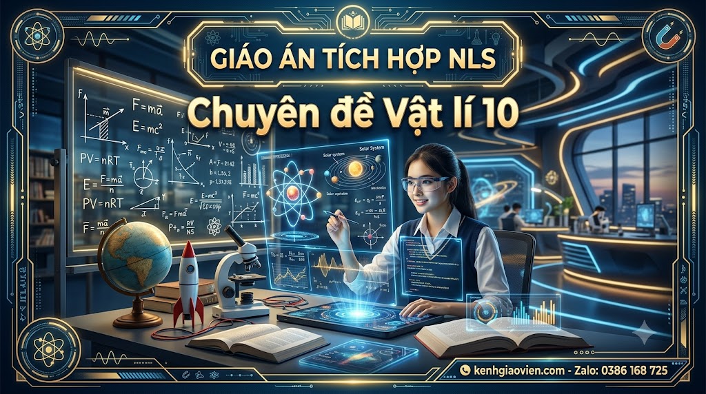 Giáo án tích hợp NLS chuyên đề Vật lí 10