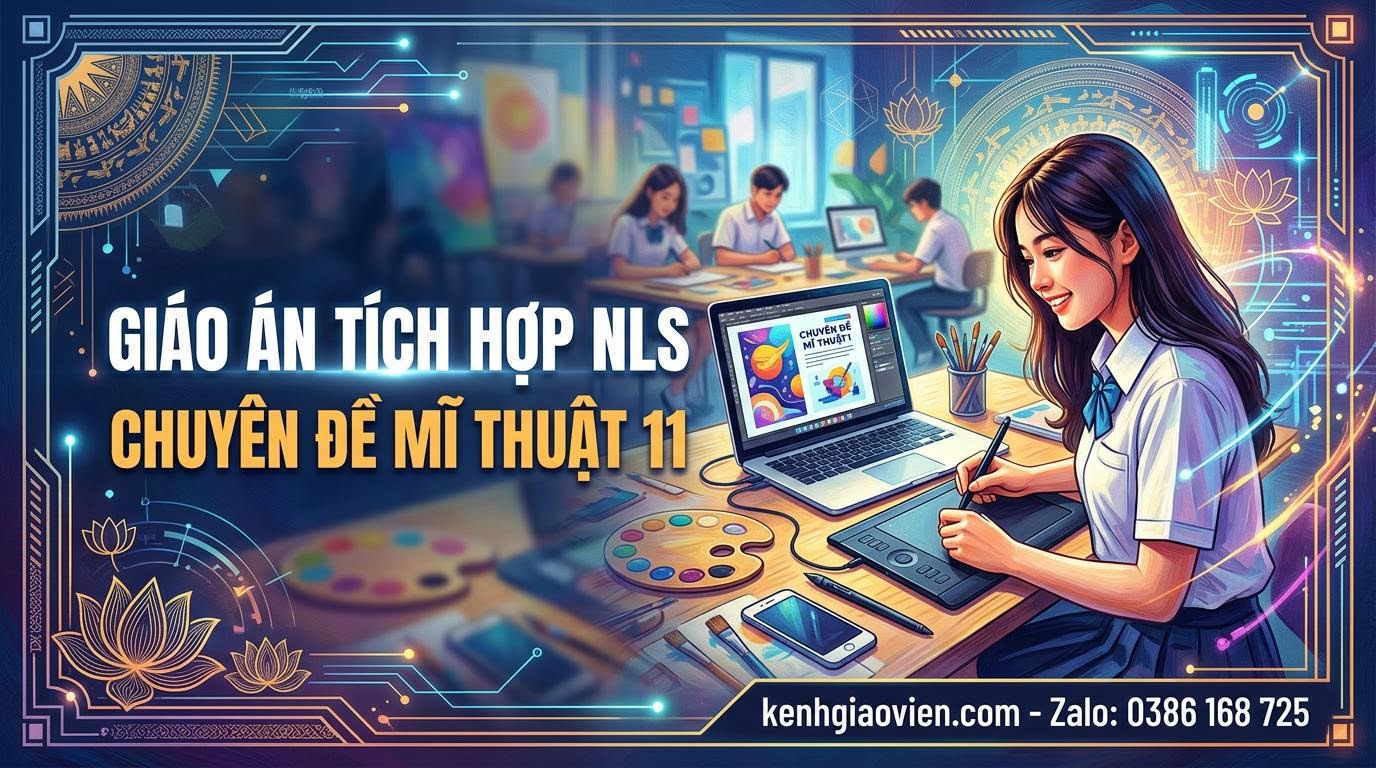 Giáo án tích hợp NLS chuyên đề Mĩ thuật 11