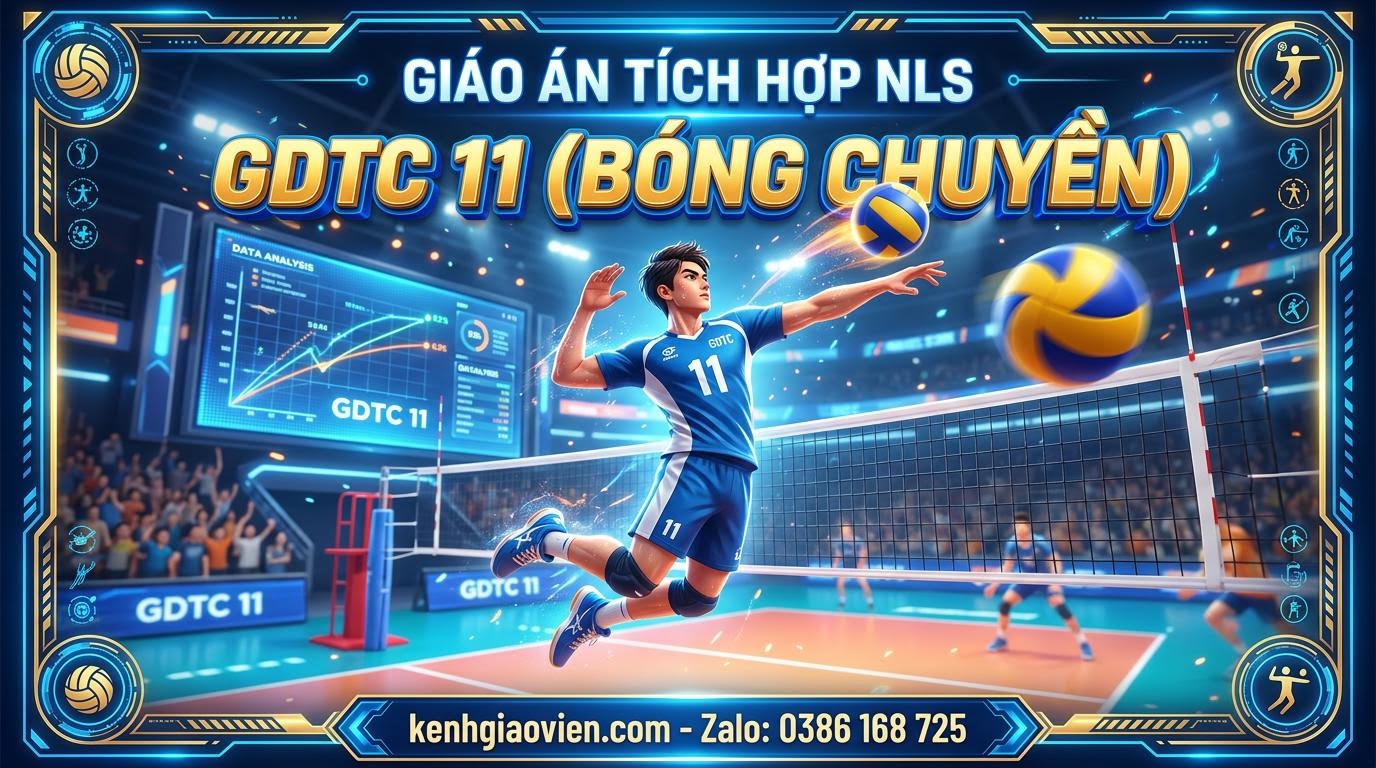 Giáo án tích hợp NLS Thể dục 11 Bóng chuyền (bộ SGK thống nhất)