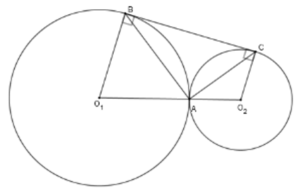 A diagram of a circle with a triangle and a triangle

Description automatically generated