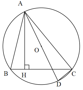 A circle with a triangle in it

Description automatically generated