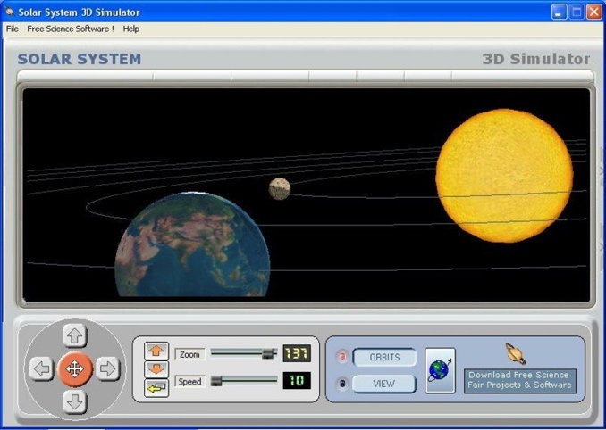 Solar System 3D Simulator for Windows - Download it from Uptodown for free