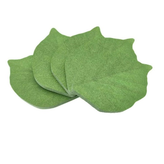 Kjøp Leaf-Shaped Notes Pads Green Office Supplies Creative Gifts Sticky  Notes Office | Joom