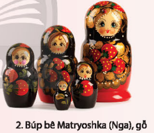 A group of russian dolls

Description automatically generated