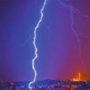 A lightning strike in the sky

Description automatically generated with low confidence