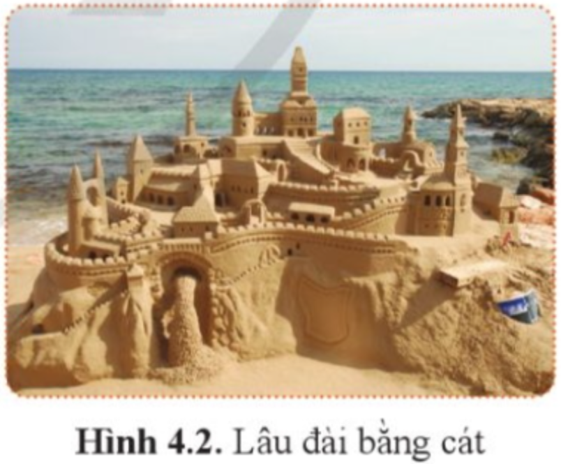 A sand castle on a hill

Description automatically generated