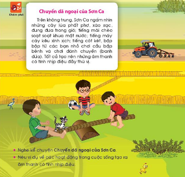 A children playing on a seesaw

Description automatically generated