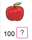 A red apple with a green leaf

Description automatically generated