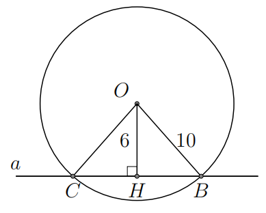 A circle with a triangle and a triangle with numbers

Description automatically generated