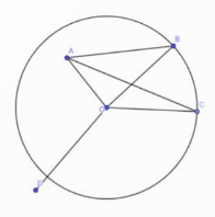 A circle with lines and dots

Description automatically generated