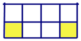 A blue and yellow grid

Description automatically generated