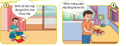 Quan sát tranh, cho biết cách bảo quản và tiết kiệm tiền 