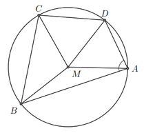 A diagram of a circle with lines and triangles

Description automatically generated