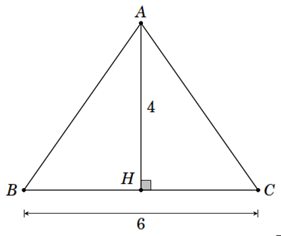 A triangle with numbers and a square

Description automatically generated