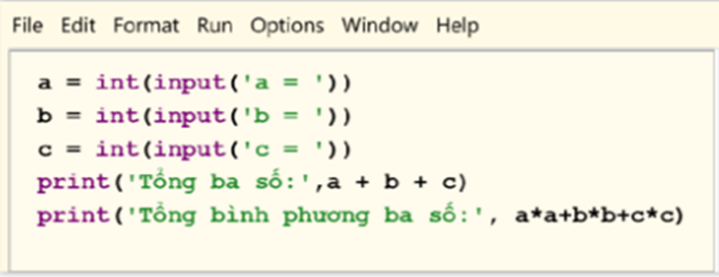 THỰC HÀNH LÀM QUEN VÀ KHÁM PHÁ PYTHON (2 TIẾT)HOẠT ĐỘNG KHỞI ĐỘNGGV yêu cầu HS thảo luận và trả lời:Phép chia lấy phần dư trong Python kí hiệu là?HOẠT ĐỘNG HÌNH THÀNH KIẾN THỨC