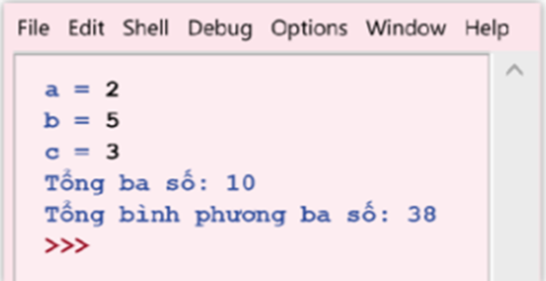 THỰC HÀNH LÀM QUEN VÀ KHÁM PHÁ PYTHON (2 TIẾT)HOẠT ĐỘNG KHỞI ĐỘNGGV yêu cầu HS thảo luận và trả lời:Phép chia lấy phần dư trong Python kí hiệu là?HOẠT ĐỘNG HÌNH THÀNH KIẾN THỨC