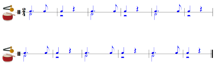 A sheet of music with notes

Description automatically generated