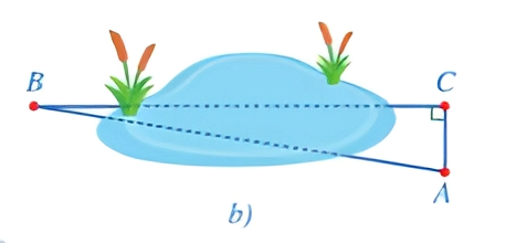 A drawing of a pond with a line and plants

Description automatically generated with medium confidence