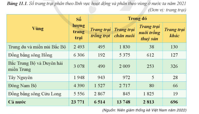 BÀI 11: MỘT SỐ HÌNH THỨC TỔ CHỨC LÃNH THỔ NÔNG NGHIỆP