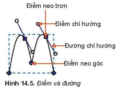 LÀM VIỆC VỚI ĐỐI TƯỢNG ĐƯỜNG VÀ VĂN BẢN (2 TIẾT)HOẠT ĐỘNG KHỞI ĐỘNGGV yêu cầu HS thảo luận và trả lời:Điểm neo trơn được thể hiện bằng hình gì?HOẠT ĐỘNG HÌNH THÀNH KIẾN THỨC