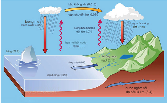 BÀI 10: THỦY QUYỂN, NƯỚC TRÊN LỤC ĐỊA