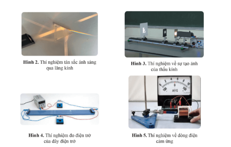 PHIẾU HỌC TẬP 1BÀI 1. GIỚI THIỆU MỘT SỐ DỤNG CỤ VÀ HÓA CHẤT. THUYẾT TRÌNH MỘT VẤN ĐỀ KHOA HỌCBài 1. Nêu câu hỏi nghiên cứu khoa học với đề tài: Xác định sự phụ thuộc của cường độ dòng điện trong mạch điện vào hiệu điện thế đặt vào hai đầu đoạn mạch............................................................................................................................................................................................................................................................................................................................................................................................................................Bài 2. Kể tên các dụng cụ đã biết trong các thí nghiệm....................................................................................................................................................................................................................................................................................................................................................................................................................................................................................................................................................................Bài 3. Kể tên các dụng cụ thí nghiệm mà em từng học............................................................................................................................................................................................................................................................................................................................................................................................................................PHIẾU HỌC TẬP 2