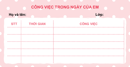 TUẦN 5. NỀN NẾP SINH HOẠT