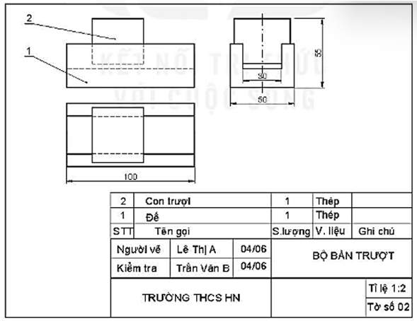 PHIẾU HỌC TẬP 1BÀI 4: BẢN VẼ LẮP1. Thế nào là bản vẽ lắp? Mục đích của việc sử dụng bản vẽ lắp trong kĩ thuật là gì? Bản vẽ lắp bao gồm những nội dung gì?    ............................................................................................................................................................................................................................................................................ ...................................................................................................................................... ..................................................................................................................................................................................................................................................................................................................................................................................................................2. Hãy kể tên các thành phần chính của bản vẽ lắp?...................................................................................................................................... ...................................................................................................................................... ......................................................................................................................................3. Giải thích ngắn gọn nội dung của các thành phần sau trong bảng vẽ lắpThành phần Nội dung1. Khung tên.........................................................................................2. Bảng kê.........................................................................................3. Hình biểu diễn.........................................................................................4. Kích thước..................................................................................................................................................................................5. Phân tích các chi tiết..................................................................................................................................................................................6. Tổng hợp.........................................................................................PHIẾU HỌC TẬP 2