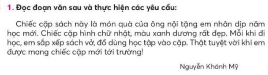 BÀI 3: EM VUI TỚI TRƯỜNG ( 4 tiết)TIẾT 10KHỞI ĐỘNG- GV đọc cho HS từng dòng thơ và viết vào VBT ( chú ý hướng dẫn HS lùi vào 3-4 ô đầu mỗi dòng thơB. HOẠT ĐỘNG HÌNH THÀNH KIẾN THỨC1. Nghe – viết- GV cho HS đọc lại đoạn thơ từ Đón chào một ngày mới... đến hết và hỏi HS 1-2 câu hỏi về nội dung đoạn viết- GV cho HS quan sát, đánh vần một số tiếng/ từ ngữ khó đọc, dễ viết sai do ảnh hưởng phương ngữ, VD: giục giã, mở, chữ,...2. Phân biệt ch/tr - GV cho HS xác định yêu cầu BT 2 và đọc thành tiếng ghi trên nhãn vở và quyển vởGV cho HS chơi trò chơi Tiếp sức: Gắn nhãn vở cho quyển vở phù hợp trên bảngSản phẩm dự kiến:truyền thông, chuyền bóng, lời chào, dâng tràoGV cho HS giải nghĩa và đặt câu với các từ ghép được ở trò chơi tiếp sức.3. Phân biệt s/x hoặc g/rGV cho HS đọc yêu cầu BT 3 và tự chọn phần BT sẽ thực hiện và đọc mẫu- GV cho HS tìm từ trong nhóm nhỏ bằng kĩ thuật Khăn trải bàn:Sản phảm dự kiến:S: sạch sẽ, sung sướng, săn sóc, san sát, suôn sẻ, se se, se sẽ,...; x: xôn xao, xào xạc, xa xa, xanh xanh, xám xịt,...; g: gặp gỡ, gay gắt, gan góc, gật gù, gánh gồng,...; r: rung rinh, rì rào, rập rờn, rộn rã, réo rắt, râm ran,.. TIẾT 11