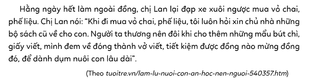 PHIẾU HỌC TẬP 1BÀI 10: EM QUÝ TRỌNG ĐỒNG TIỀN1. Quan sát tranh và trả lời câu hỏi:a. Các nhân vật trong tranh sử dụng tiền để làm gì?b, Em hãy nêu vai trò của tiền?.............................................................................................................................................................................................................................................................................................................................................................................................................................................................................................................................................................................................................................................................................................................2. Đọc thông tin trong tranh và trả lời câu hỏi?a. Theo em, đâu là những khó khăn của người lao động khi kiếm tiền?b, Vì sao em phải quý trọng đồng tiền?.............................................................................................................................................................................................................................................................................................................................................................................................................................................................................................................................................................................................................................................................................................................3 Em hãy nêu một số cách bảo quản, tiết kiệm tiền mà em biết?....................................................................................................................................................................................................................................................................................................................................................................................................................................................................................................................................................................4. Nhận xét các ý kiến sau:a. Thảo lập một cuốn sổ để ghi chép các khoản tiết kiệm và chi tiêu của mình.b. Hoàng bỏ hết tiền vào ống tiết kiệm, bạn không chi tiêu vào bất kỳ việc gì.c. Phương thường đòi bố mẹ mua cho mình quần áo và đồ dùng đắt tiền.d. Lan thường sử dụng giấy một mặt để làm giấy nháp.e. Mẹ Chung bán hàng tạp hoá. Cuối ngày, Chung thường giúp mẹ đếm và phân loại số tiền bán được trong ngày. Thỉnh thoảng, mẹ cho ít tiền lẻ nhưng Chung không tiêu mà bỏ ống tiết kiệm.........................................................................................................................................................................................................................................................................................................................................................................................................................................................................................................................................................................................................................................................................................................................................................................................................................................................................................................................................................................................................................................................................................................................................PHIẾU HỌC TẬP 2