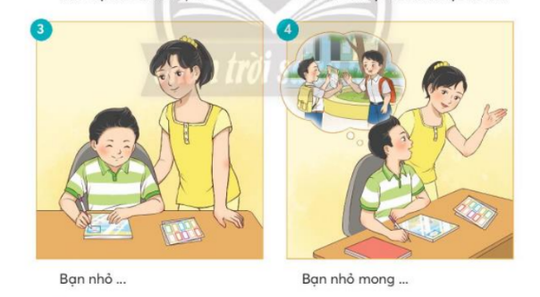 BÀI 4: NHỚ LẠI BUỔI ĐẦU ĐI HỌC ( TIẾT 12-14 )TIẾT 12KHỞI ĐỘNG-  GV yêu cầu học sinh hoạt động nhóm đôi hoặc nhóm nhỏ: Nói về ngày đầu tiên em đi học theo gợi ý:B. HOẠT ĐỘNG HÌNH THÀNH KIẾN THỨC1. Luyện đọc thành tiếng - GV đọc mẫu bài Nhớ lại buổi đầu đi học với giọng đọc thong thả, chậm rãi, nhẫn giọng những từ ngữ thể hiện vẻ đẹp của cảnh vật, hoạt động và trạng thái cảm xúc của bạn nhỏ và các bạn HS.- GV cho HS hoạt động nhóm đọc thành tiếng câu, đoạn, bài đọc.- GV hướng dẫn cả lớp đọc :+ Một số từ ngữ khó : nao nức, mơn man, nảy nở, quang đãng, lắm lần, bỡ ngỡ, quãng trời rộng,…+ Cách ngắt nhịp một số câu dài2. Luyện đọc hiểu- GV yêu cầu HS thảo luận theo nhóm đôi và trả lời câu hỏi:+ Câu 1: Những điều gì gợi cho tác giả nhớ về buổi đầu đi học?+ Câu 2: Vì sao tác giả thấy lạ khi đi trên con đường làng quen thuộc?+ Câu 3: Những hình ảnh nào cho thấy các bạn học trò mới bỡ ngỡ trong ngày tựu trường?+ Câu 4: Bài đọc nói về điều gì?Cảnh đẹp của một buổi sáng cuối mùa thuNiềm vui của tác giả khi được mẹ dẫn đi họcKỉ niệm đẹp đẽ của tác giả về buổi đầu đi họcSản phẩm dự kiến:+ Câu 1. Những điều gợi cho tác giả nhớ về buổi đầu đi học:Vào cuối thu, lá ngoài đường rụng nhiều, và trên khôn có những đám mây bàng bạc + Câu 2. Tác giả thấy lạ khi đi trên con đường làng quen thuộc vì: trong lòng tác giả đang có sự thay đổi lớn  hôm nay tác giả đi học