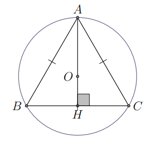 A diagram of a triangle with lines and circles

Description automatically generated