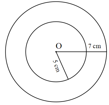 A circle with a circle in the center

Description automatically generated