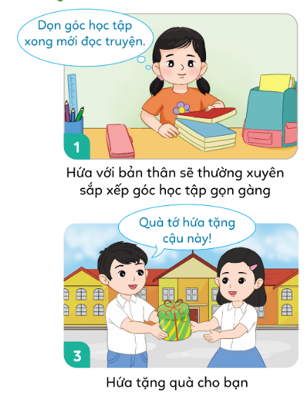 PHIẾU HỌC TẬP 1BÀI 6: EM GIỮ LỜI HỨA 1. Quan sát tranh và trả lời câu hỏi:a. Việc cậu bé quay lại trả tiền thừa cho người đàn ông thể hiện điều gì?b. Việc làm đó mang lại lợi ích gì?......................................................................................................................................................................................................................................................................................................................................................................................................................................................................................................................................................................................................................................................................................................................................................................................................................................................2. Theo em, đâu là biểu hiện của việc giữ lời hứa?....................................................................................................................................................................................................................................................................................................................................................................................................................................................................................................................................................................3 Theo em, vì sao chúng ta phải giữ lời hứa?...........................................................................................................................................................................................................................................................................................................................................................................................................................4 Việc giữ lời hứa sẽ mang lại điều gì cho em và mọi người xung quanh?........................................................................................................................................................................................................................................................................................................................................................................................................................….........................................................................................................................................5. Em hãy kể về một số việc làm thể hiện việc giữ lời hứa của mình?....................................................................................................................................................................................................................................................................................................................................................................................................................................................................................................................................................................PHIẾU HỌC TẬP 2