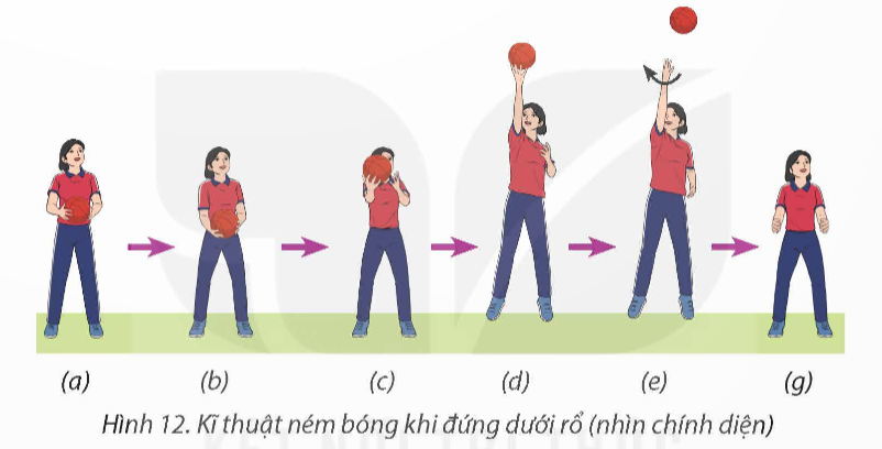 BÀI 2: KĨ THUẬT NÉM BÓNG KHI ĐỨNG DƯỚI RỔ