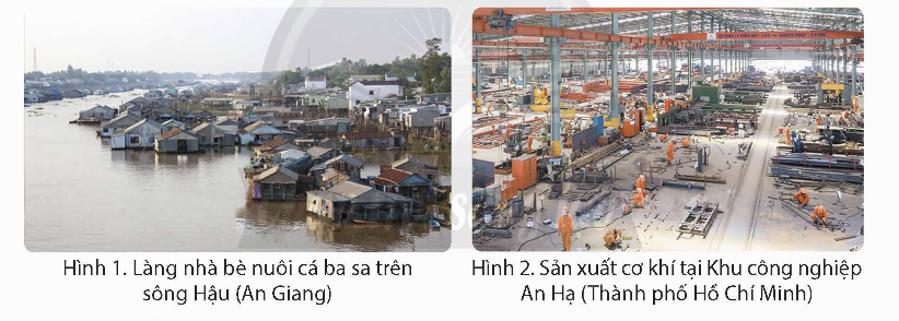 Nhiệm vụ 2. Nông nghiệpHS cùng thảo luận và trả lời câu hỏi:Xác định trên lược đồ một số cây trồng, vật nuôi chính ở vùng Nam Bộ.Kể tên các tỉnh trồng lúa chính ở vùng Nam Bộ. Nêu điều kiện thuận lợi phát triển và vai trò của hoạt động sản xuất lúa ở vùng Nam Bộ.Kể tên các tỉnh nuôi trồng thủy sản ở vùng Nam Bộ. Nêu vai trò của hoạt động nuôi trồng thủy sản ở vùng Nam Bộ.Sản phẩm dự kiến:* Cây trồng, vật nuôi:- Một số cây trồng chính ở vùng Nam Bộ là: lúa, cây ăn quả, cao su, cà phê, hồ tiêu, mía, dừa…- Một số vật nuôi chính ở vùng Nam Bộ là: lợn, gia cầm, bò, thủy sản.* Hoạt động sản xuất lúa:- Các tỉnh trồng lúa chính ở vùng Nam Bộ là: Long An, Đồng Tháp, An Giang, Kiên Giang,...- Điều kiện thuận lợi phát triển ngành trồng lúa ở Nam Bộ:+ Khí hậu ấm áp và mưa đều đặn.+ Đất phù sa màu mỡ.+ Hệ thống tưới tiêu, sông ngòi.+ Dân cư đông đúc.- Vai trò của hoạt động sản xuất lúa:+ Đảm bảo nhu cầu lương thực trong nước;+ Cung cấp sản phẩm cho hoạt động xuất khẩu gạo.* Hoạt động nuôi trồng thuỷ sản:- Ở vùng Nam Bộ, thuỷ sản được nuôi trồng chủ yếu ở các tỉnh: Đồng Tháp, An Giang, Cà Mau, Kiên Giang,...- Vai trò của hoạt động thủy sản: cung cấp các sản phẩm thủy sản, như cá ba sa, tôm,... nhằm đáp ứng nhu cầu trong nước và cung cấp mặt hàng xuất khẩu có giá trị.HOẠT ĐỘNG LUYỆN TẬPTừ nội dung bài học,GV yêu cầu HS hoàn thành các bài tập trắc nghiệm sau:Câu 1: Vùng Nam bộ có số dânA. Hơn 50 triệu người (năm 2020)B. Hơn 35 triệu người (năm 2020)C. Hơn 40 triệu người (năm 2020)D. Hơn 45 triệu người (năm 2020)Câu 2: Đâu không phải là một thành phố lớn trong vùng Nam Bộ?A. Cần ThơB. Thanh HóaC. Hồ Chí MinhD. Biên HòaCâu 3: Vùng Nam bộ đông dân là doA. Đô thị nghèo nànB. Đô thị phát triển tạo nhiều việc làmC. Có nhiều đãi ngộ tốtD. Có nhiều việc làm tốtCâu 4: Những tỉnh nào trong vùng Nam Bộ là nơi chủ yếu nuôi trồng thuỷ sản?A. Bình Định, Phú Yên, Khánh HòaB. Lào Cai, Sơn La, Điện BiênC. Hải Phòng, Quảng Ninh, Thanh HóaD. Đồng Tháp, An Giang, Cà Mau, Kiên GiangCâu 5: Các dân tộc sinh sống chủ yếu làA. Kinh, Dao, MườngB. Kinh, Tày, NùngC. Kinh, Khơ Me, Hoa, ChămD. Kinh, Mông, MánSản phẩm dự kiến:Câu 1 - BCâu 2 - BCâu 3 - BCâu 4 - DCâu 5 – CHOẠT ĐỘNG VẬN DỤNG