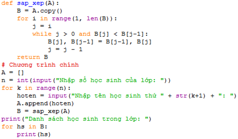 ÔN TẬP LẬP TRÌNH PYTHON (2 TIẾT)HOẠT ĐỘNG KHỞI ĐỘNGGV yêu cầu HS thảo luận và trả lời:Lệnh range (3,10) trả lại vùng có giá trị gồm các số nào?HOẠT ĐỘNG HÌNH THÀNH KIẾN THỨC