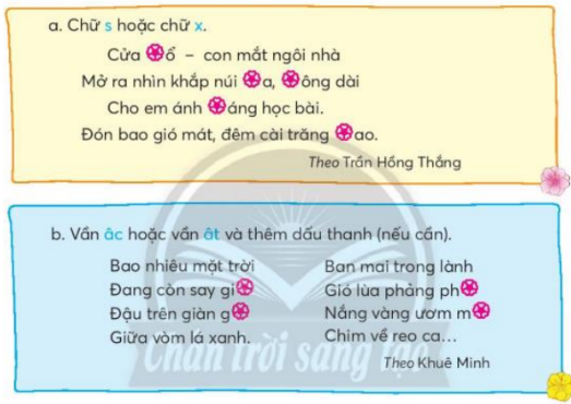 BÀI 3: BÀN TAY CÔ GIÁO (TIẾT 8 – 11)TIẾT 10KHỞI ĐỘNG- GV cho HS nhẩm thuộc lại đoạn thơ trong bài Bàn tay cô giáo ( từ Một tờ giấy đỏ... đến hết), trả lời 1 - 2 câu hỏi về nội dung đoạn thơ.B. HOẠT ĐỘNG HÌNH THÀNH KIẾN THỨC1. Viết tên riêng người nước ngoài- GV hướng dẫn HS xác định yêu cầu của BT 2.- GV cho HS thảo luận nhóm đôi để xác định các tên riêng viết chưa đúng Sản phẩm dự kiến:Véc-Xen -> Véc-xen, rơ-nê -> Rơ-ne; I-rắc niu-tơn -> I-sắc Niu-tơn.- GV cho HS viết lại các tên riêng vào VBT- GV nhận xét và rút ra quy tắc viết tên tiếng người nước ngoài viết hoa chữ cái đầu tiên của tiếng tạo thành mỗi bộ phận.2. Phân biệt s/ x hoặc âc/ ât- GV hướng dẫn HS xác định yêu cầu của 3, chọn thực hiện BT phân biệt.- GV cho HS trao đổi trong nhóm đối để thực hiện yêu cầu và làm vào VBT Sản phẩm dự kiến:a. sổ, xa, sông, sảng, sao b. giấc, gấc, phất, mật. TIẾT 11