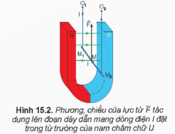 BÀI 15: LỰC TỪ TÁC DỤNG LÊN DÂY DẪN MANG DÒNG ĐIỆN. CẢM ỨNG TỪ