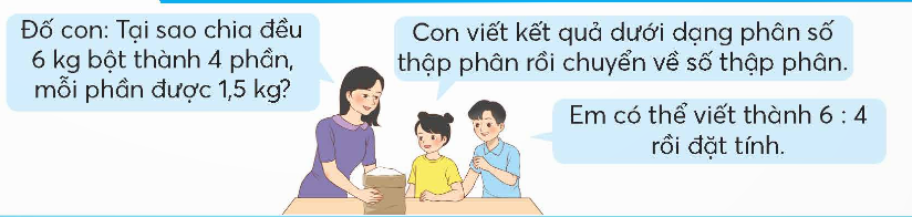 BÀI 36: CHIA MỘT SỐ TỰ NHIÊN CHO MỘT SỐ TỰ NHIÊN MÀ THƯƠNG LÀ MỘT SỐ THẬP PHÂN 