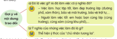 NÓI VÀ NGHE – TRAO ĐỔI: EM LÀ CHỦ NHÂN TƯƠNG LAI