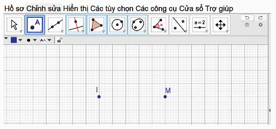 HOẠT ĐỘNG 2: VẼ ĐƯỜNG TRÒN BẰNG PHẦN MỀM GEOGEBRA 