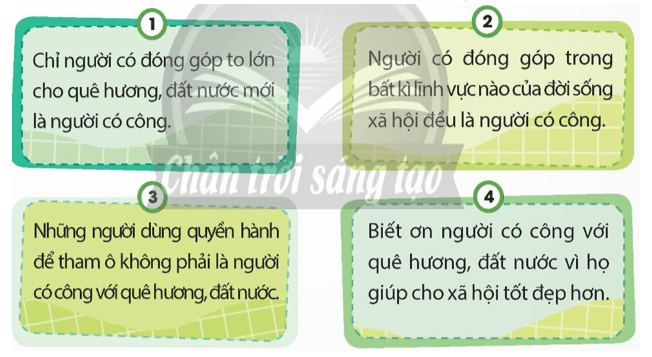 BÀI 1: NGƯỜI CÓ CÔNG VỚI QUÊ HƯƠNG ĐẤT NƯỚC(15 CÂU)