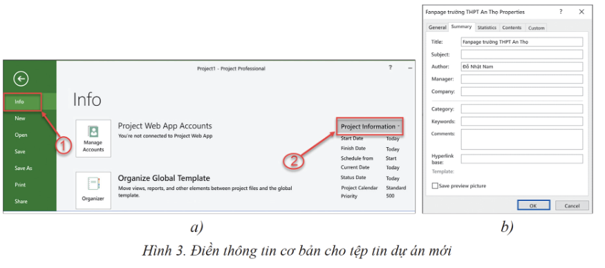 CHUYÊN ĐỀ 2: THỰC HÀNH SỬ DỤNG PHẦN MỀM QUẢN LÍ DỰ ÁN